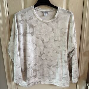 Athleta floral sweatshirt. Women size XL